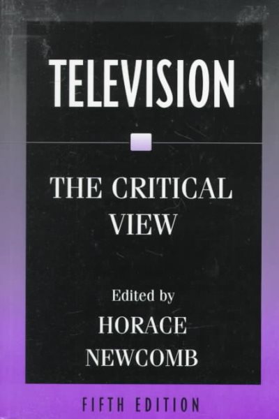 Television: The Critical View cover