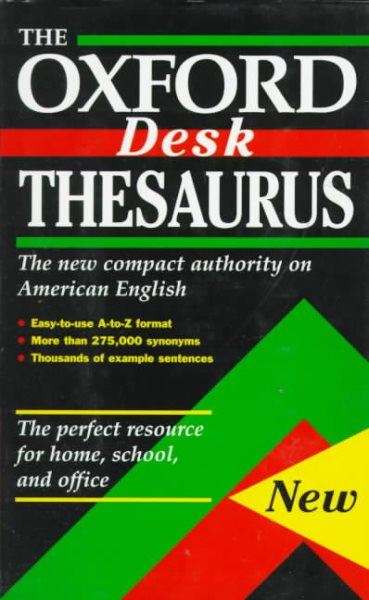 The Oxford Desk Thesaurus cover