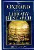 The Oxford Guide to Library Research cover