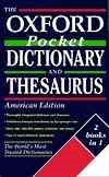 Oxford Pocket Dictionary and Thesaurus cover