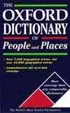 The Oxford Desk Dictionary of People and Places cover