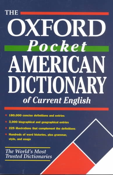Oxford Pocket American Dictionary of Current English (New Look for Oxford Dictionaries) cover