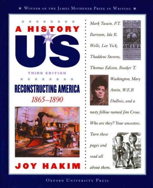 A History of US: Book 7: Reconstructing America 1865-1890 cover