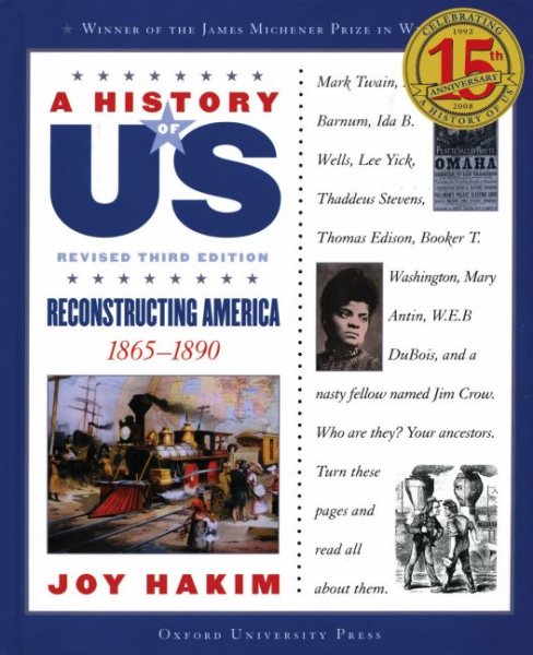 A Reconstructing America: 1865-1890 A History of US Book 7 cover