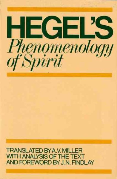 Phenomenology of Spirit cover