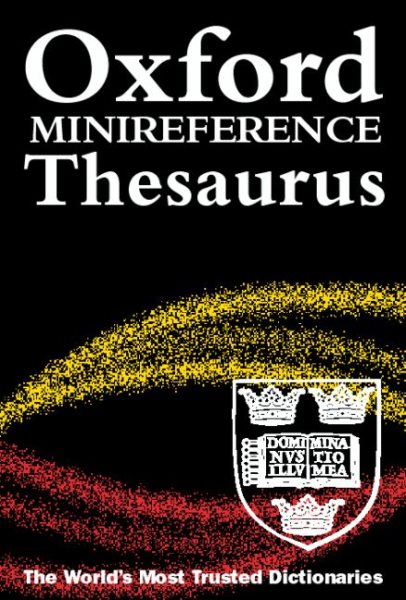 The Oxford Minireference Thesaurus cover