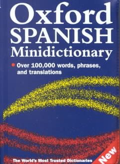 Oxford Spanish Minidictionary cover