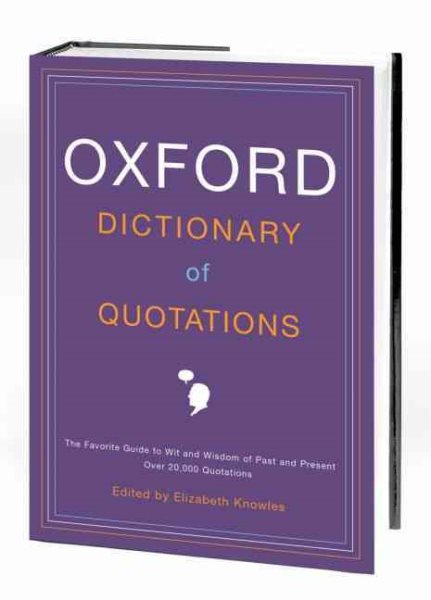 The Oxford Dictionary of Quotations cover