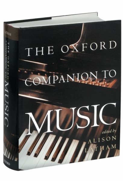 The Oxford Companion to Music (Oxford Companions) cover