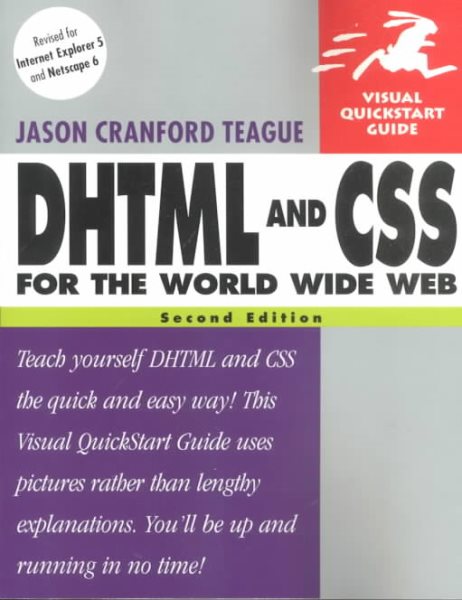 DHTML and CSS for the World Wide Web, Second Edition cover