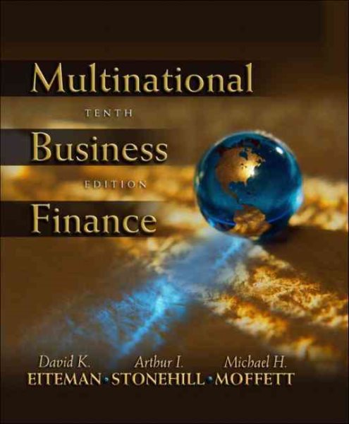 Multinational Business Finance, 10th Edition