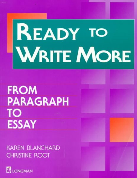 Ready to Write More: From Paragraph to Essay cover