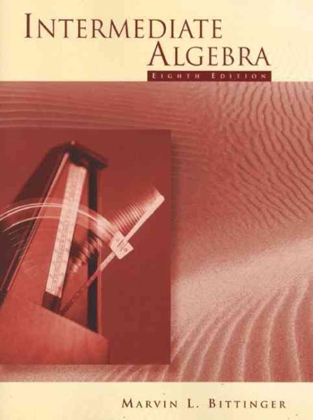 Intermediate Algebra (8th Edition) cover