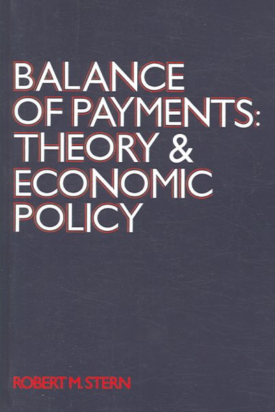 Balance of Payments: Theory and Economic Policy