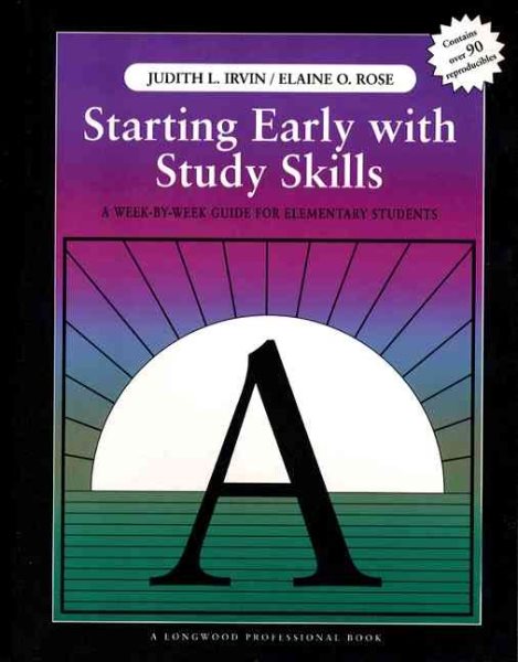 Starting Early with Study Skills: A Week By Week Guide for Elementary Students cover