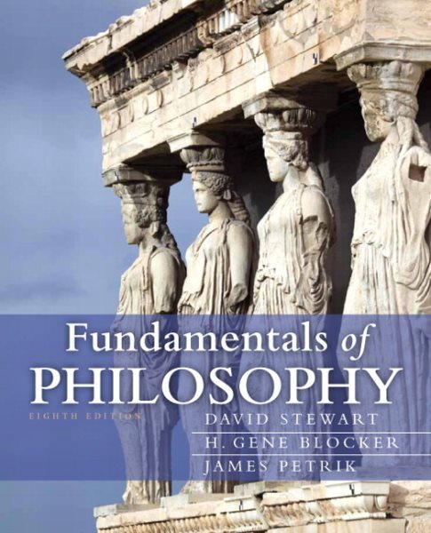 Fundamentals of Philosophy (8th Edition) (Mythinkinglab) cover