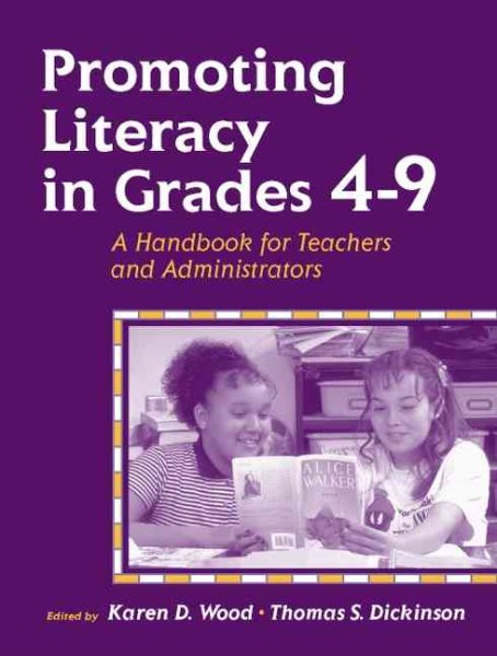 Promoting Literacy in Grades 4-9: A Handbook for Teachers and Administrators cover