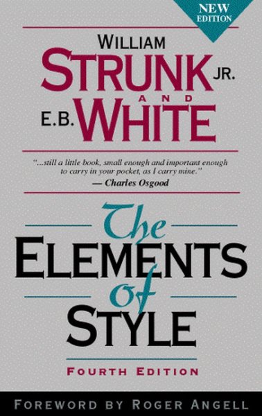 The Elements of Style, Fourth Edition cover