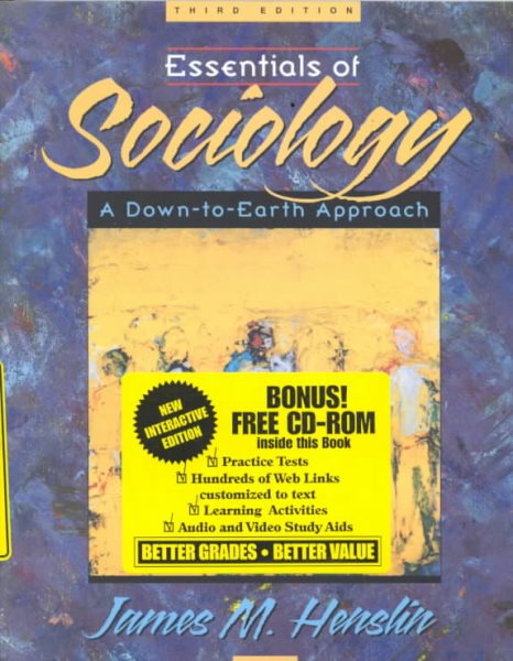 Essentials of Sociology: A Down-To-Earth Approach cover