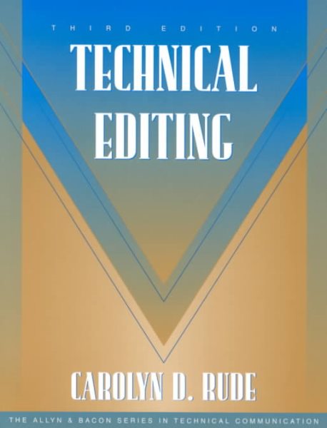 Technical Editing (3rd Edition) cover