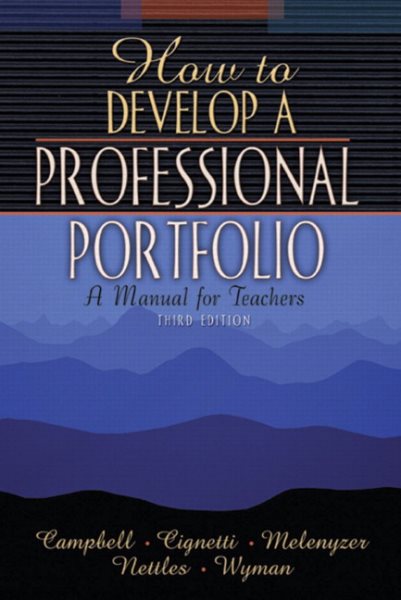 How to Develop a Professional Portfolio: A Manual for Teachers, Third Edition cover
