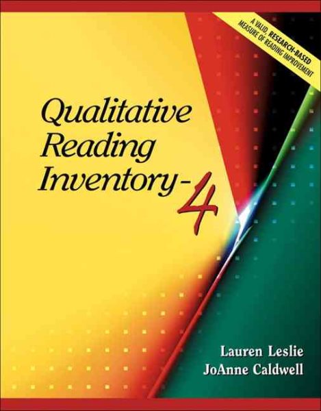 Qualitative Reading Inventory-4 cover