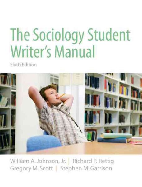 The Sociology Student Writer's Manual (6th Edition) cover