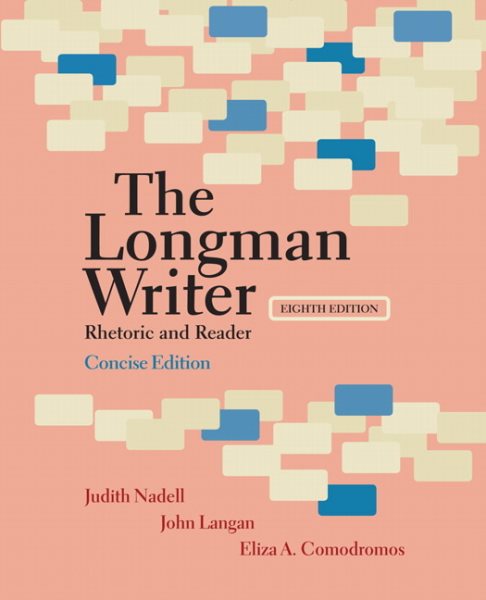 Longman Writer, The, Concise Edition: Rhetoric and Reader cover