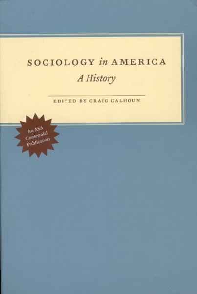 Sociology in America: A History cover
