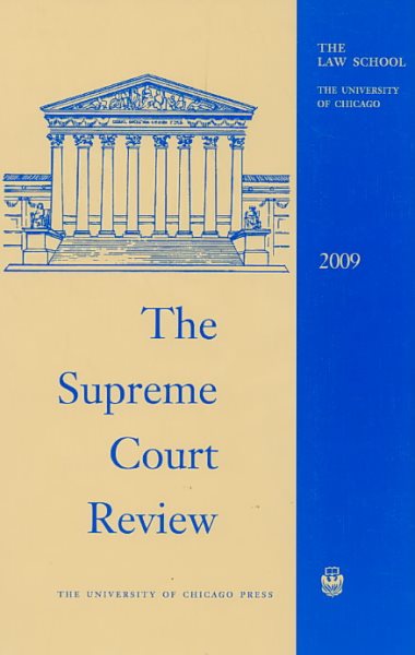 The Supreme Court Review, 2009 cover