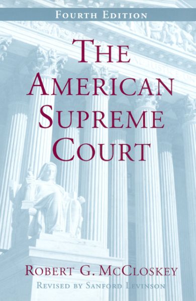 The American Supreme Court (The Chicago History of American Civilization)