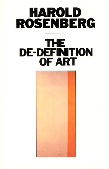 The De-Definition of Art (Phoenix Book) cover