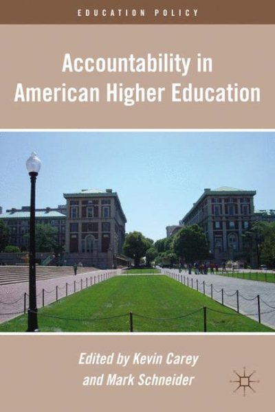 Accountability in American Higher Education (Education Policy) cover