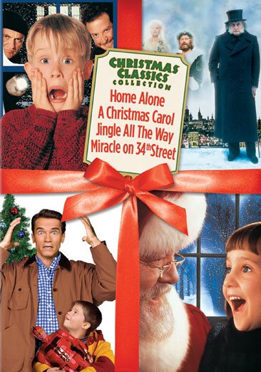 Christmas Classics Box Set (Miracle on 34th Street / Jingle All the Way / Home Alone / A Christmas Carol) cover