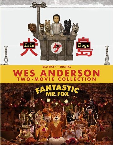 Isle of Dog & Fantasitc Mr. Fox (Blu-ray + Digital) cover