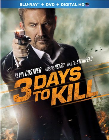 3 Days To Kill [Blu-ray and Digital HD] cover