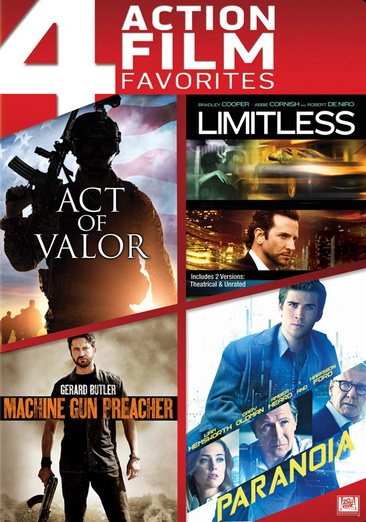 Act of Valor / Limitless / Machine Gun Preacher cover