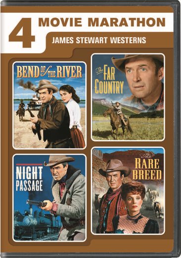 4-Movie Marathon: James Stewart Western Collection (Bend of the River / The Far Country / Night Passage / The Rare Breed) [DVD]