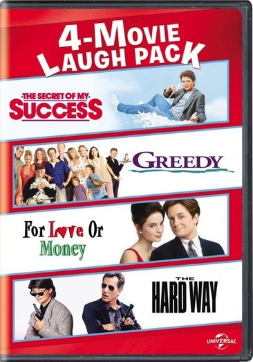 The Secret of My Success / Greedy / For Love or Money / The Hard Way 4-Movie Laugh Pack [DVD] cover