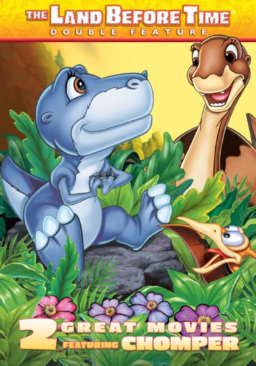 The Land Before Time / Chomper Double Feature (The Land Before Time II: The Great Valley Adventure/ The Land Before Time V: The Mysterious Island) cover