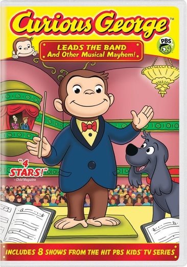 Curious George: Leads the Band and Other Musical Mayhem! [DVD] cover