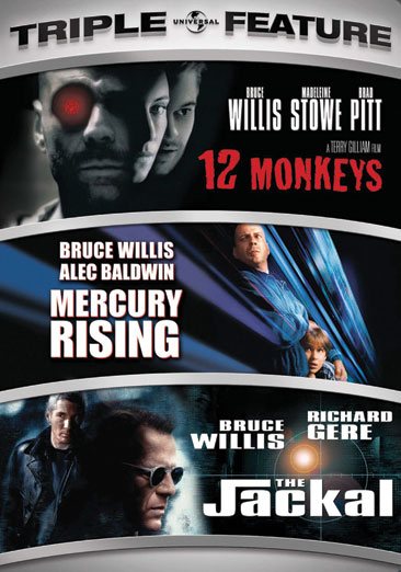 12 Monkeys / Mercury Rising / The Jackal (Three-Pack) cover