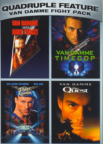 Van Damme Action Pack Quadruple Feature (Timecop / Hard Target / Street Fighter / The Quest) cover