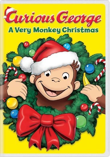 Curious George: A Very Monkey Christmas [DVD] cover