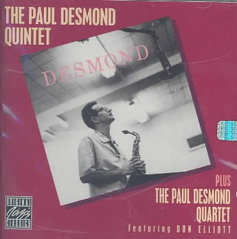 The Paul Desmond Quintet/Quartet cover