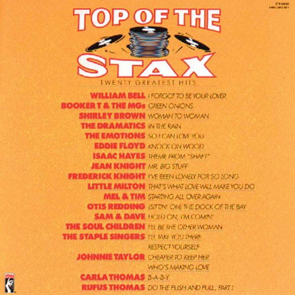 Top of the Stax: 20 Greatest Hits cover