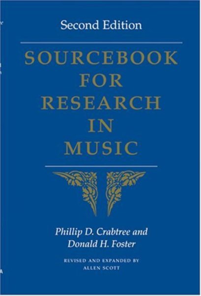 Sourcebook for Research in Music, Second Edition