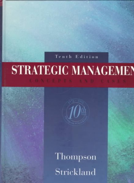Strategic Management: Concepts and Cases cover