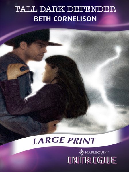 Tall Dark Defender (Mills & Boon Largeprint Intrigue) cover