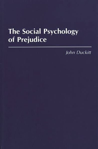The Social Psychology of Prejudice cover